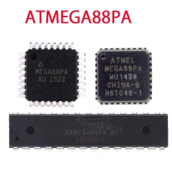 ATMEGA88PA-AU QFP-32 ATMEGA88PA-PU DIP-28 ATMEGA88PA-MU QFN-32 MCU AVR 8-bit microprocessor