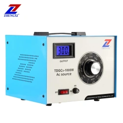 TDGC3-1000VA AC 1000W single phase output 0-300V LCD adjustable servo Voltage Regulator