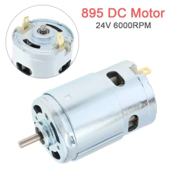 895 DC Motor 12V 24V High Torque 6000RPM 20000RPM Double Ball Bearing High RPM DC Motor for Electric Tool DIY Small Micro Drill