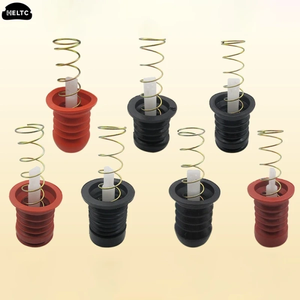 Universal Rubber Washing Machine Water Drain Valve Plug Water Sealing Rubber Pad Drain Valve Spring Fittings