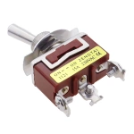 1021 1221 1321 15A/250V 6 pin Waterproof Switch Cap On-Off-On ON-OFF Miniature Toggle Switches Brown