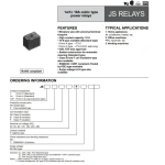 JS1-5V-F JS1 12V F JS1-24V-F AJS1319F AJS1311F AJS1312F 10A 5Pin Power Relay DC5V 12V 24VD