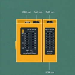 Network Cable Tester Wire Line Finder Multifunction Industrial Control Elements for RJ45 RJ11 HDMI Customized