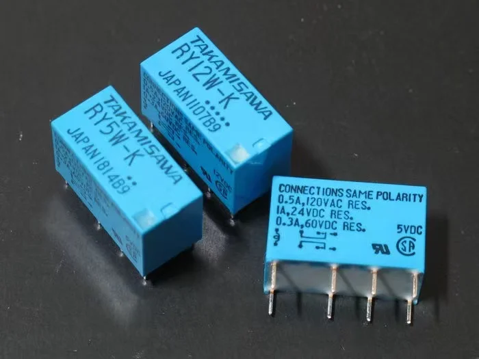 TAKAMISAWA RY5W-K RY12W-K RY24W-K 5/12/24V DPDT Signal Relay