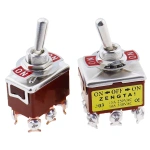 1021 1221 1321 15A/250V 6 pin Waterproof Switch Cap On-Off-On ON-OFF Miniature Toggle Switches Brown