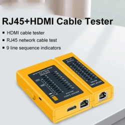 Network Cable Tester Wire Line Finder Multifunction Industrial Control Elements for RJ45 RJ11 HDMI Customized