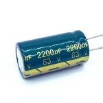 10V 16V 25V 35V 50V 400V High Frequency Low ESR Aluminum Capacitor 100UF 220UF 330UF 470UF 680UF 1000UF 1500UF 2200UF 3300UF 20%