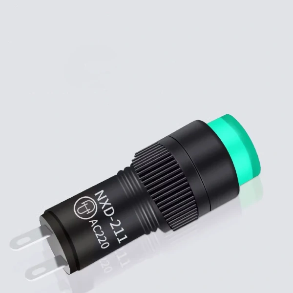 NXD-211/212/213/215 Small Signal Light Indicator 12V 24V 36V 220V 380V Red/Yellow/Green LED/Neon Bulb Optional