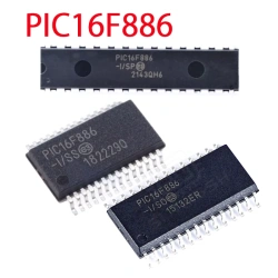 PIC16F886-I/SS SSOP-28 PIC16F886-I/SO SOP-28 PIC16F886-I/SP DIP-28 microcontroller chip