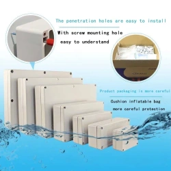 F Series ABS Wire Junction Box Waterproof Electronic Safe Case Plastic Boxes Plastic Organizer IP67 Waterproof Enclosure Box