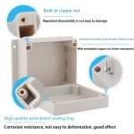 F Series ABS Wire Junction Box Waterproof Electronic Safe Case Plastic Boxes Plastic Organizer IP67 Waterproof Enclosure Box