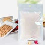 White Sealable Bags Practical Dustproof Packing Bags Water and Dust Resistant Pouches for Organizing Small Items