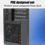 PC Chassis Cooling Dust Mesh PVC Net Guard Fan Cover Dust Filter Network Net Case Dustproof Net Cover for Computer