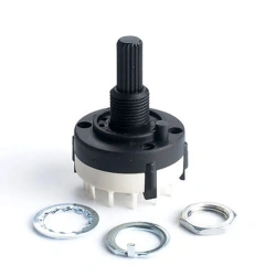 RS26 1 Pole 12 Position/2 Pole 6 Position/3 Pole 4 Position/4 Pole 3 Position Selectable Band Rotary Channel Selector Switch