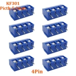 5.0mm  Pitch KF301 2P 3P 4P 5mm Screw Wire Terminal Block KF301-2P KF301-3/4PStraight Pin Spliceable Plug-in PCB Cable Connector
