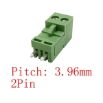 3.96mm Pitch HT3.96 mm Straight Needle 2-10 Pin PCB Screw Wire Terminal Block  300V 10A Plug Pin Socket Cable Connector