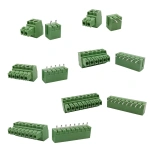 3.5mm Pitch KF2EDG 15EDG 2-12 Pin Pcb Screw Wire Terminal Block Right Angle/Straight Pin Male Plug Female Socket Connector
