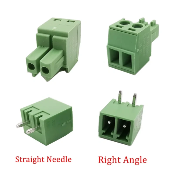 3.81mm 15EDG 2-12Pin PCB Screw Terminal Block Male Female Connector 2EDG Straight Needle/Right Angle Plug-in Header Socket