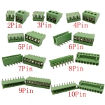 3.96mm Pitch  HT3.96mm Connector 2P 3P 4P 5P 6P 7P 8P 9P 10Pin300V Right Angle Male Female PCB Terminal Blocks Connector