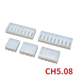 5.08mm CH5.08 Pitch Rubber Shell Plug Connector Housing 2P 3P 4P 5P 6P 7P 8P 9P 10P Pin