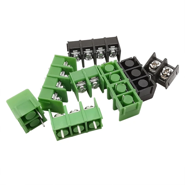 7.62mm Pitch   KF7.62 mm 2/3/4 Pin Splice Screw Terminal Block PCB Connector 2-4P Pluggable Straight Pin Wire Connector