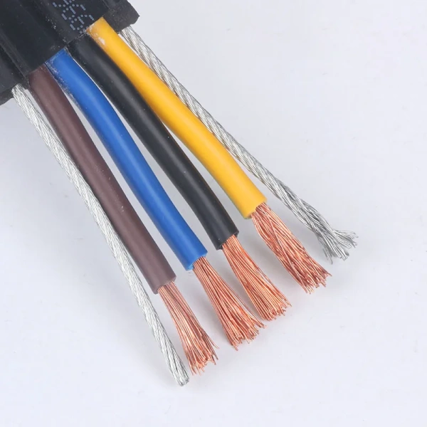 TVVB+2G Steel Wire Flat Cable