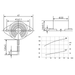 95DB Alarm High-decibel 3-24V 12V Electronic Buzzer Beep Alarm Continuous Beep for Arduino SFM-27