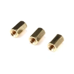 M3*5/8/10/12/15/20/25~50mm Female Brass Standoff Spacer Copper Hexagonal Stud Spacer Hollow Pillars M3*5-50MM Length