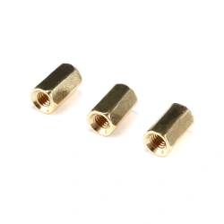 M3*5/8/10/12/15/20/25~50mm Female Brass Standoff Spacer Copper Hexagonal Stud Spacer Hollow Pillars M3*5-50MM Length