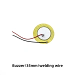 Piezoelectric Piezo Ceramic Wafer Plate piezo element Diameter 12MM 15MM 18MM 20MM 27MM 35MM 50MM For Buzzer Loudspeaker