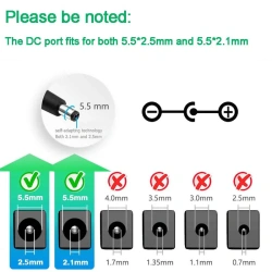 AC 110-240V to DC 12V 24V 4A Power Adapter Transformer US EU Charger Adaptor Supply Universal For LED Light Strip CCTV Camera P1