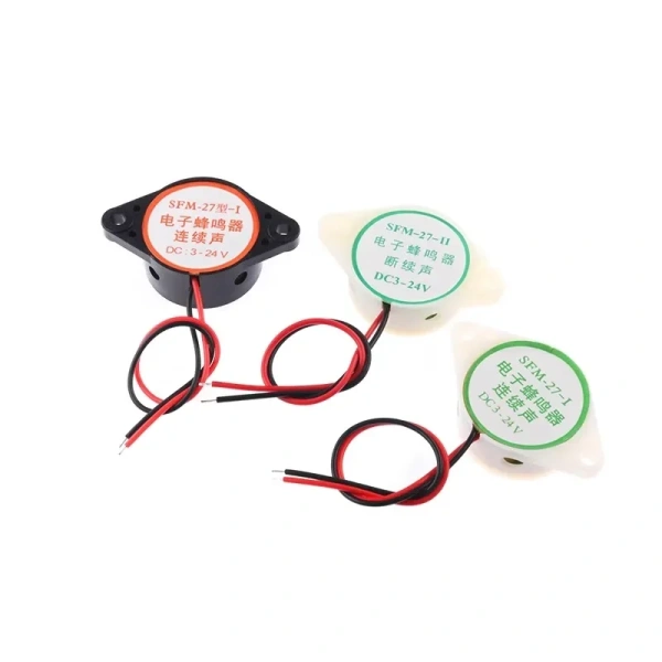 95DB Alarm High-decibel 3-24V 12V Electronic Buzzer Beep Alarm Continuous Beep for Arduino SFM-27