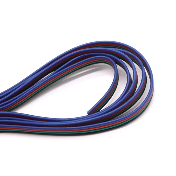 Electrical Wire Cable 2/3/4/5/6 Pins18/20/22AWG Cable Connector Electric Wires For WS2812B RGB RGBW 5050 LED Strip Light