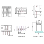 2.0mm Pitch PH Connector wire-board  Horizontal Straight Pin Header + Housing + Terminal 2/3/4/5/6/7/8/9/10/11/12P