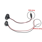 9V Battery Holder with Wire and Plug