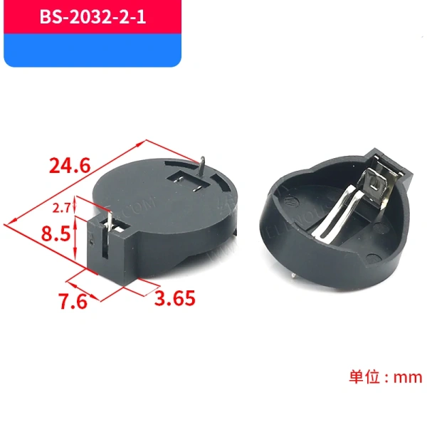 Button Battery Organizer Box for CR2025, CR2032, CR1220