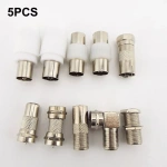TV RF F Type female Male Plug Adapter Connector Socket to RF Coax F Male female Terminal Converter video For Aerial CCTV P1