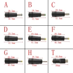 DC Connectors 5.5x2.1mm Female to 5.5x2.5 5.5x1.7 6.0x4.4 6.3x3.0 4.8x1.7 4.0x1.7 3.5x1.35mm Male Laptop Power Plug Adapter