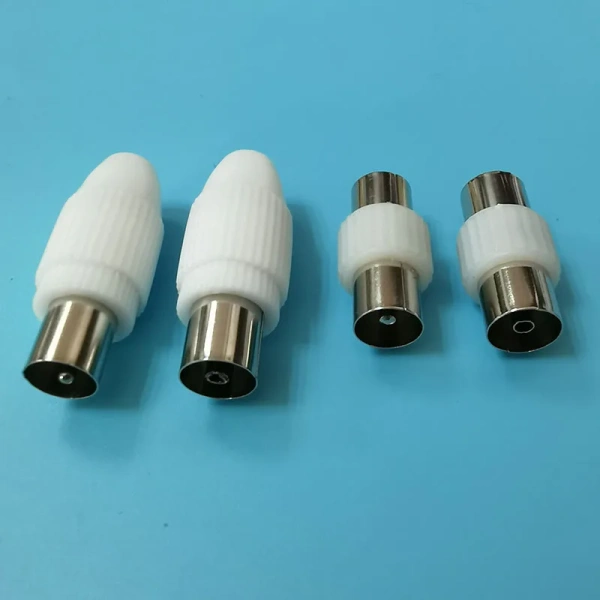 TV RF F Type female Male Plug Adapter Connector Socket to RF Coax F Male female Terminal Converter video For Aerial CCTV P1