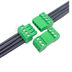 3.81mm pitch Aerial butt welding type 15EDGRK-3.81 plug-in type 2edg type green terminal block 2EDGRK for Connector row