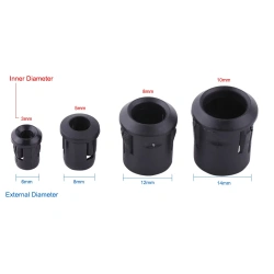 3mm 5mm 8mm 10mm LED Light Emitting Diode Holder LED Lamp Socket Diode Holder Plastic Black Clip Bezel Mount Useful