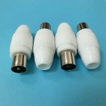 TV RF F Type female Male Plug Adapter Connector Socket to RF Coax F Male female Terminal Converter video For Aerial CCTV P1