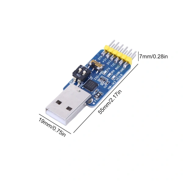 CP2102 6-in-1 USB-UART USB To Serial Adapter Multifunctional USB To Serial Converter USB-TTL/RS485/232 TTL-RS232/485 232 To 485