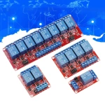 1 2 4 8 Channel 5V 12V 24V Relay Module Board Shield with Optocoupler Support High and Low Level Trigger for Arduino 1 2 4 8 Way