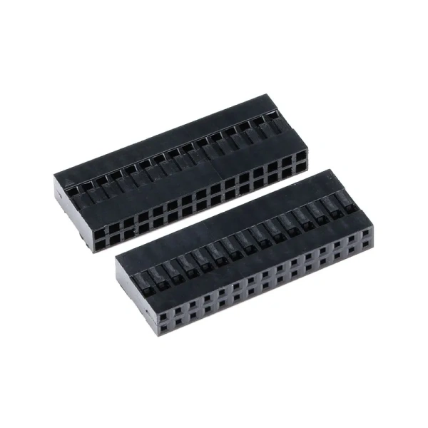 2.54mm Dupont Double Row Plastic Shell 2x2P/2x3/2x4//2x6-2x20P Dupont Connector/Cable Case /Plug Jump Wire Housing