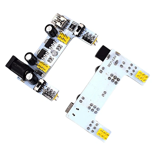 MB102 Mini USB 2 Channel Board DC 5/3.3 V Mini USB Breadboard Breadboard Power Supply Module Fit for Arduino Bread Board