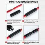 Heat Shrink Tube with Glue Adhesive Lined 4:1 Dual Wall Tubing Sleeve Wrap Wire Cable Kit 4mm 6mm 8mm 12mm 16mm 20mm 24mm 32mm