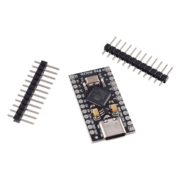 ATmega32U4 Micro USB/Type-C Pro Micro Board with 2 Row Pin Header Pro USB Type-C Micro-Controller Board for Leonardo USB Board
