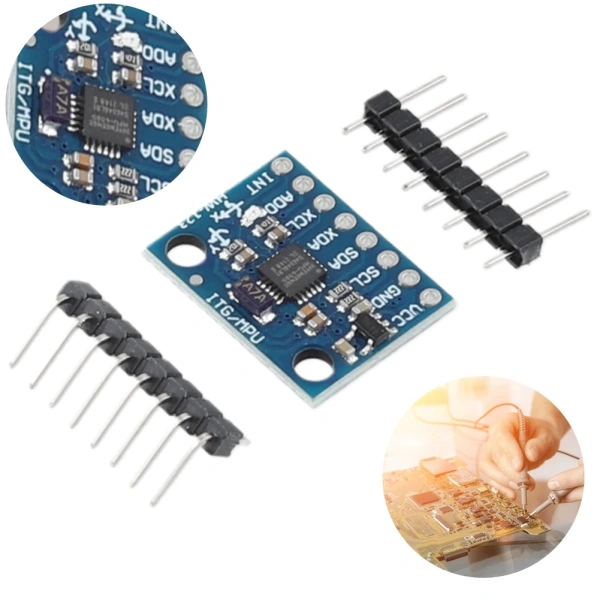 GY-521 MPU-6050 3 Axis Analog Gyro Sensors 16 Bit Data Output 3 Axis Accelerometer Module IIC I2C MPU6050 Module for Arduino