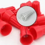 Fast Connector Spring Cap Crimp End Terminal AWG24-7 Insulated Electrical Insert Splice Rotating Wire Connection